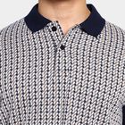Men's Collared Half Sleeves T-Shirt , नेवी ब्लू, small image number null